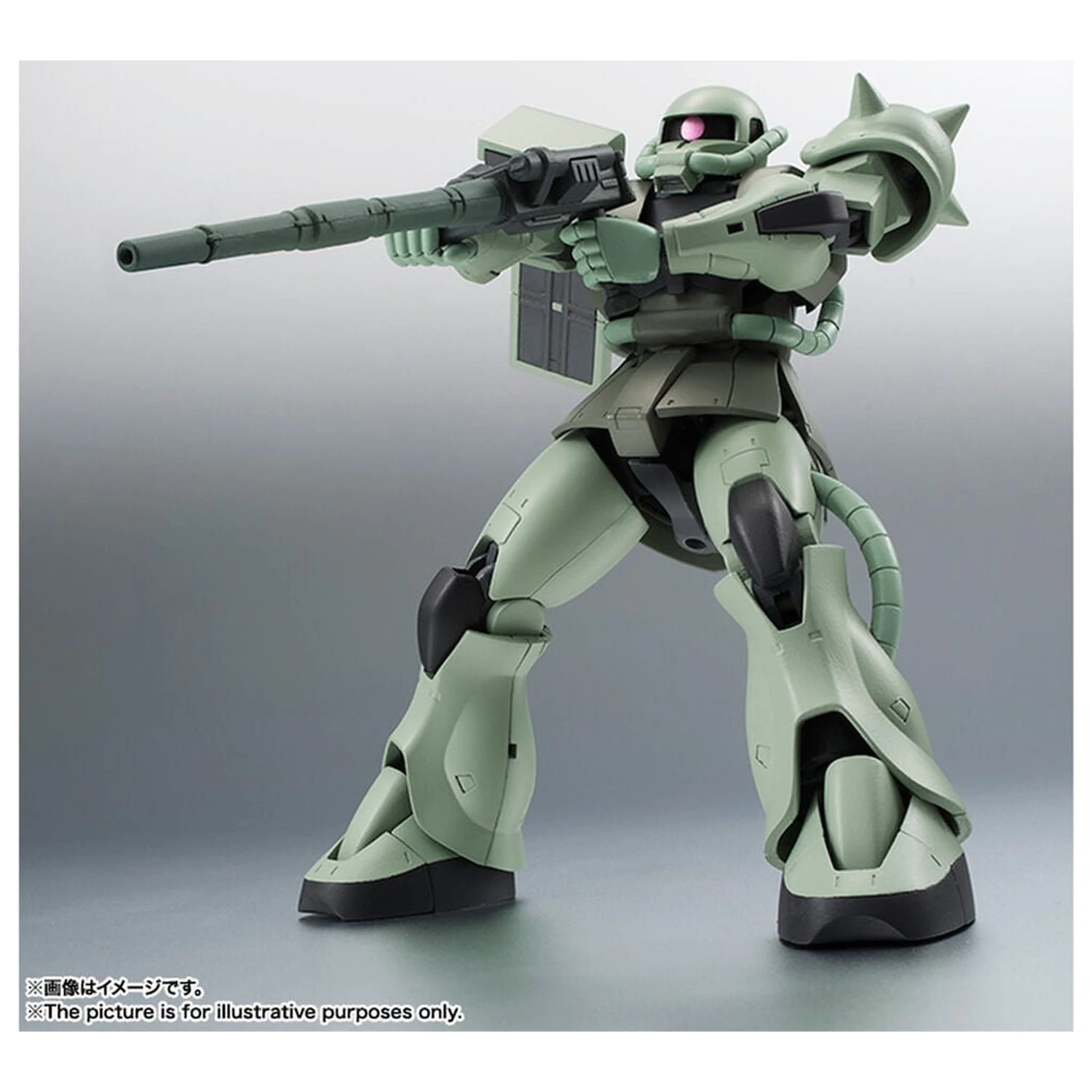 Mobile Suit Gundam Robot Spirits MS 06 Zaku ver ANIME Reissue figurka 12,5 cm fotografii produktu