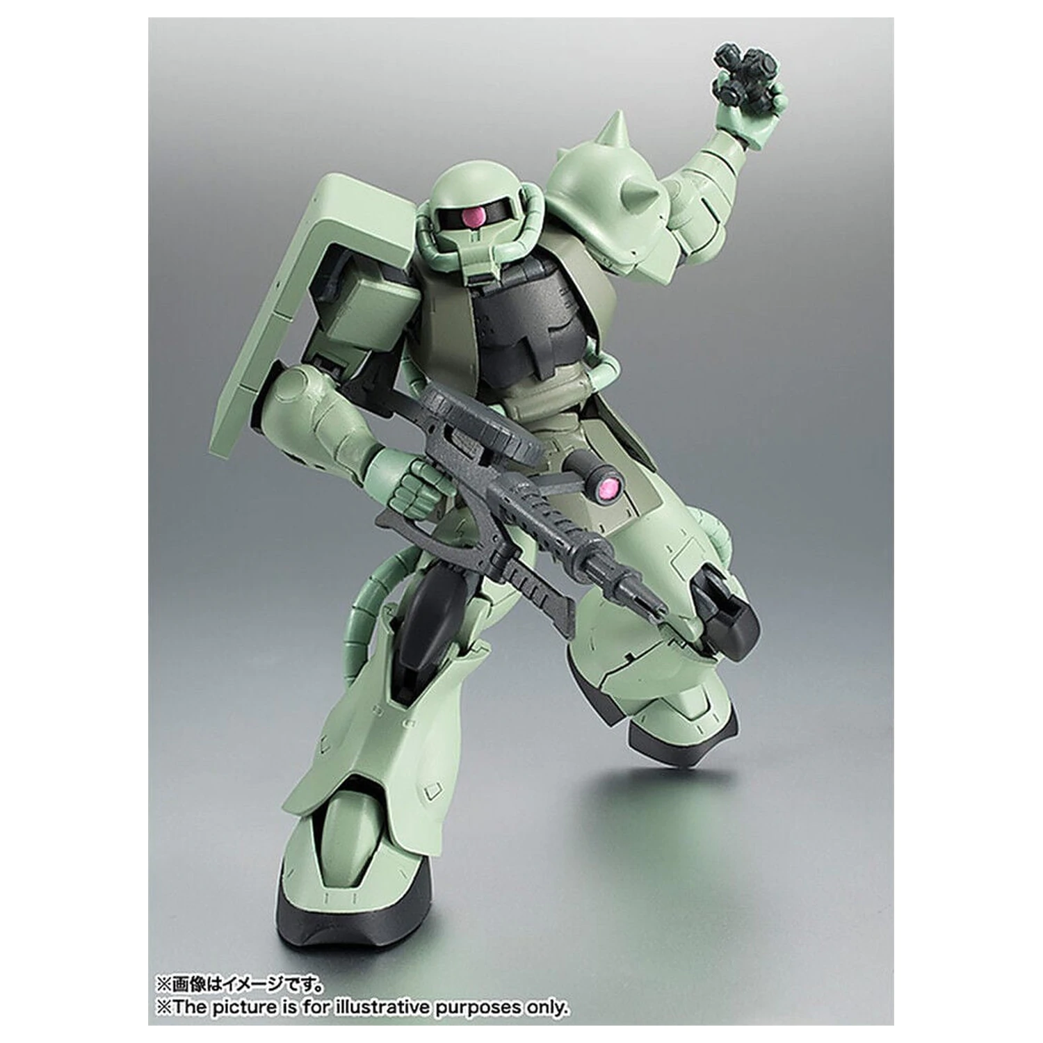 Mobile Suit Gundam Robot Spirits MS 06 Zaku ver ANIME Reissue figurka 12,5 cm fotografii produktu