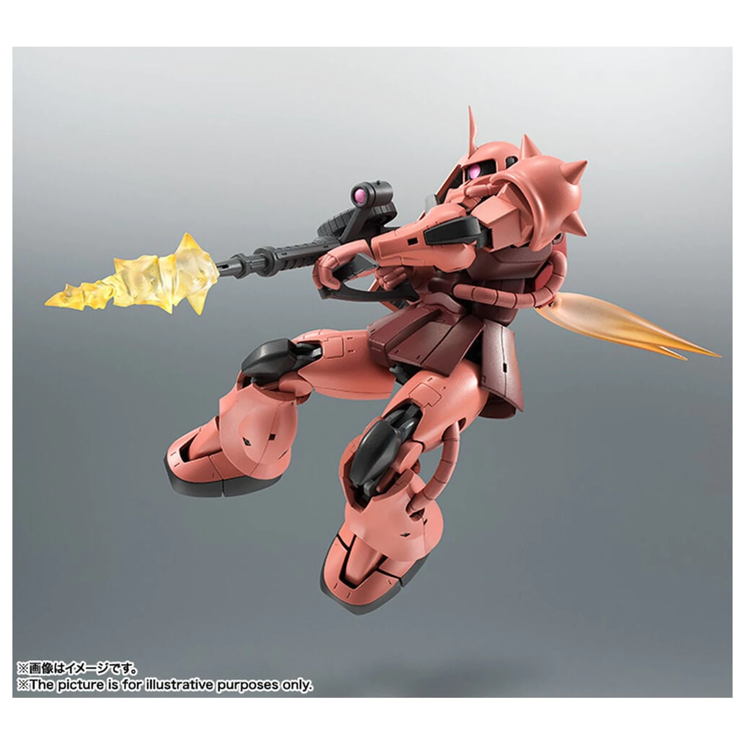 Mobile Suit Gundam Robot Spirits MS 06S Chars Zaku ver ANIME Reissue figurka 12,5 cm fotografii produktu