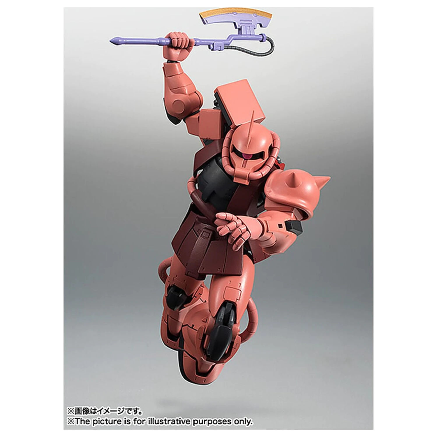 Mobile Suit Gundam Robot Spirits MS 06S Chars Zaku ver ANIME Reissue figurka 12,5 cm fotografii produktu
