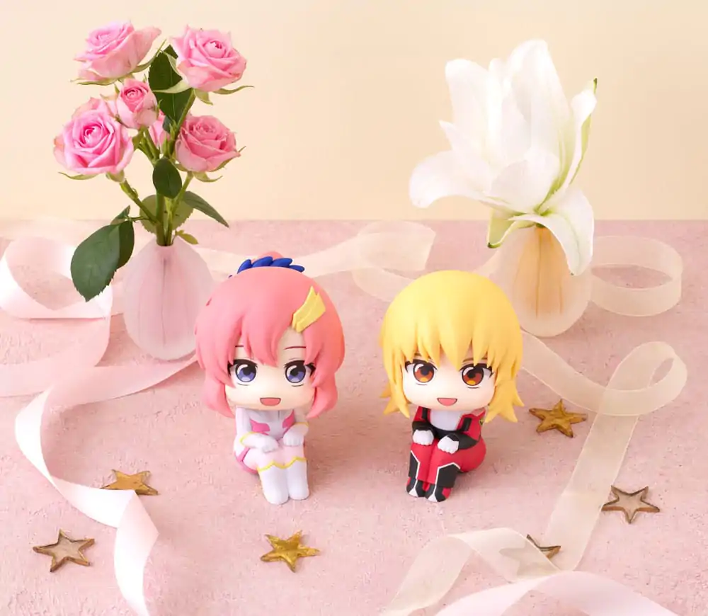 Mobile Suit Gundam Seed Freedom Look Up PVC Socha Lacus Clyne &amp; Cagalli Yula Athha (s dárkem) 11 cm fotografii produktu