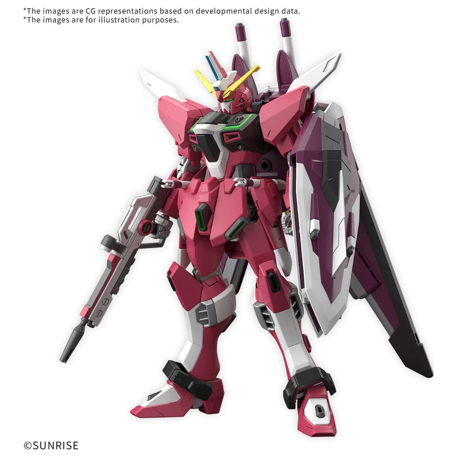 Mobile Suit Gundam Seed Freedom Zero Infinite Justice Gundam Booster Unit HG Plastikový model v měřítku 1/144 Figurka fotografii produktu