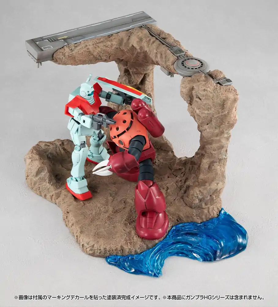 Mobile Suit Gundam SEED RM Series Realistic Model Series Diorama 1/144 G Structure (GS01) Tragedy in Jaburo Material Color Edition 16 cm Diorama fotografii produktu