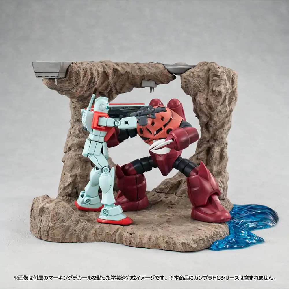 Mobile Suit Gundam SEED RM Series Realistic Model Series Diorama 1/144 G Structure (GS01) Tragedy in Jaburo Material Color Edition 16 cm Diorama fotografii produktu