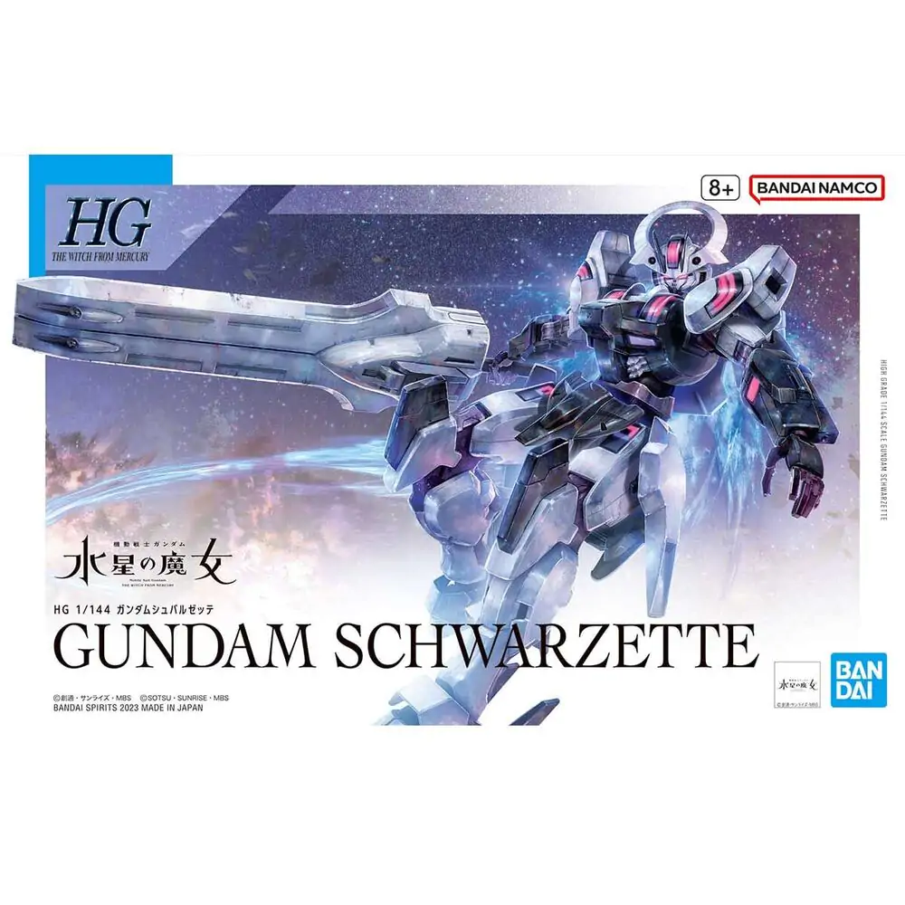 Mobile Suit Gundam: The Witch from Mercury Gundam Schwarzette figurka fotografii produktu