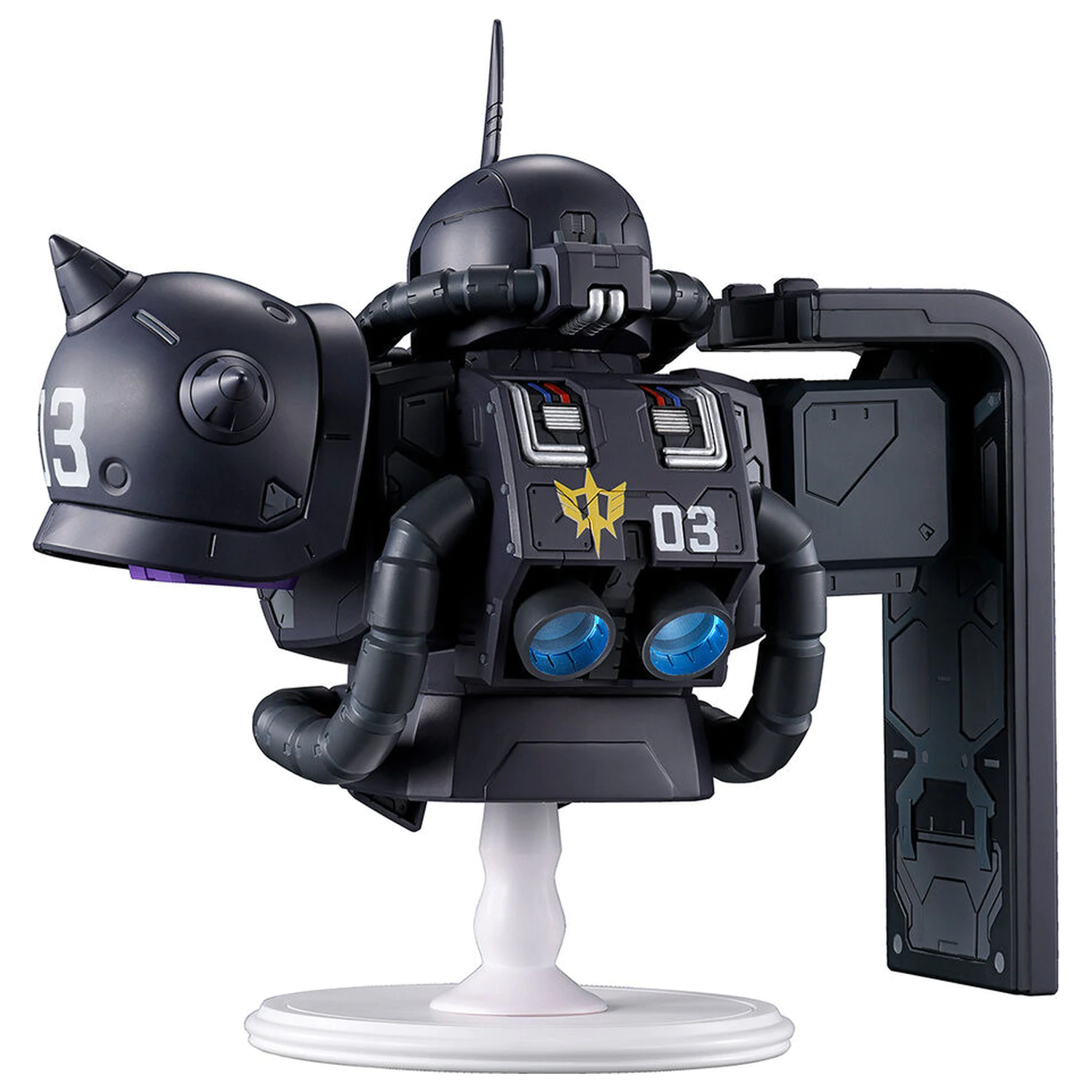 Mobile Suit Gundam Universal Century Saga Interlude Zaku II Black Tri-Stars Ichibansho figurka 16cm fotografii produktu