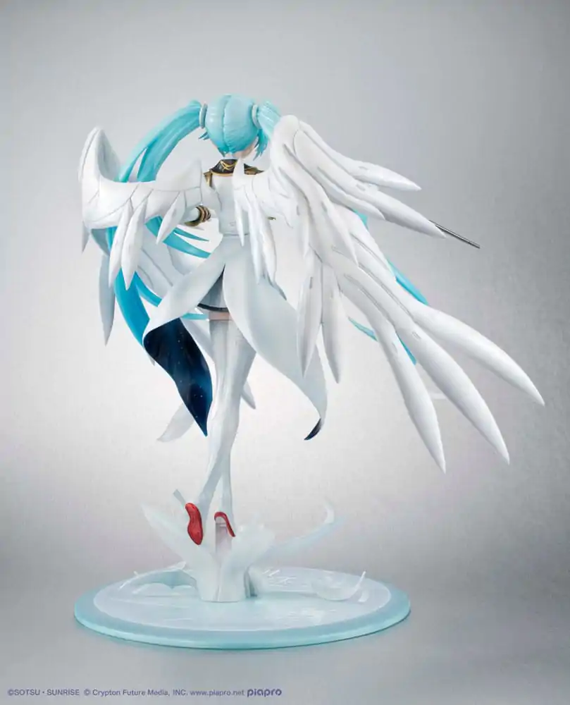 Mobile Suit Gundam x Hatsune Miku Lucrea PVC socha Hatsune Miku x Wing Gundam Zero EW 45. výročí 27 cm fotografii produktu