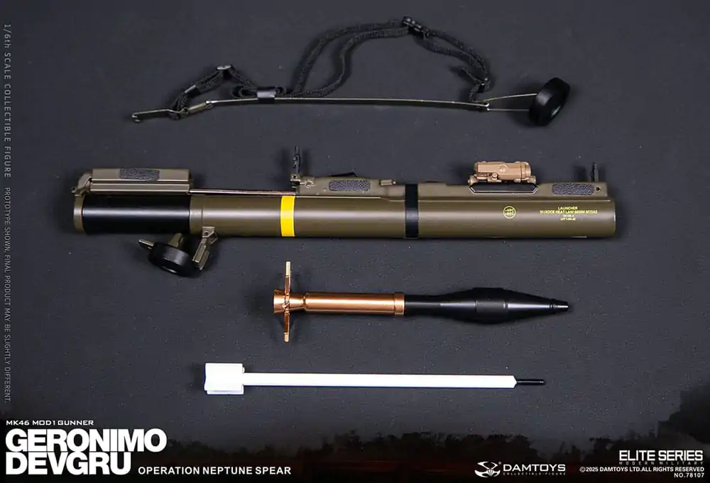 Moderní vojenská akční figurka 1/6 Geronimo Devgru - MK46 MOD1 Gunner (Operation Neptune Spear) 30 cm fotografii produktu