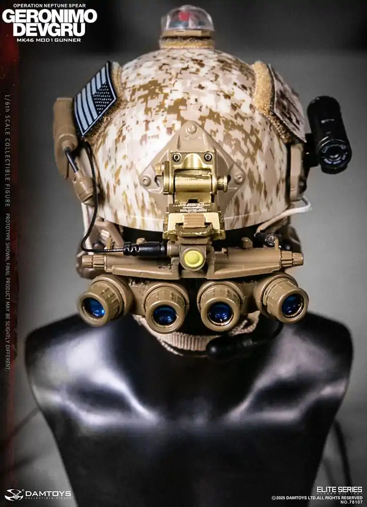 Moderní vojenská akční figurka 1/6 Geronimo Devgru - MK46 MOD1 Gunner (Operation Neptune Spear) 30 cm fotografii produktu