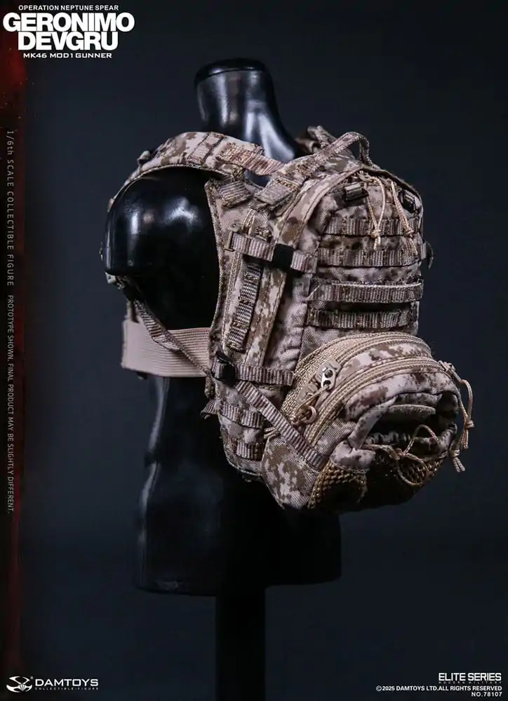 Moderní vojenská akční figurka 1/6 Geronimo Devgru - MK46 MOD1 Gunner (Operation Neptune Spear) 30 cm fotografii produktu
