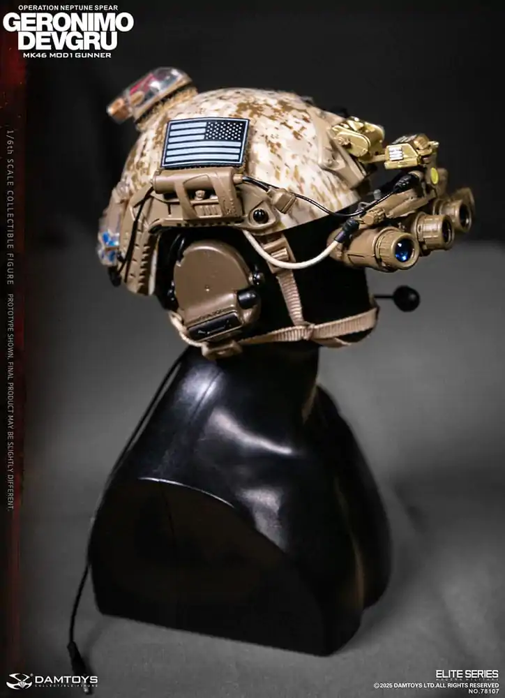 Moderní vojenská akční figurka 1/6 Geronimo Devgru - MK46 MOD1 Gunner (Operation Neptune Spear) 30 cm fotografii produktu