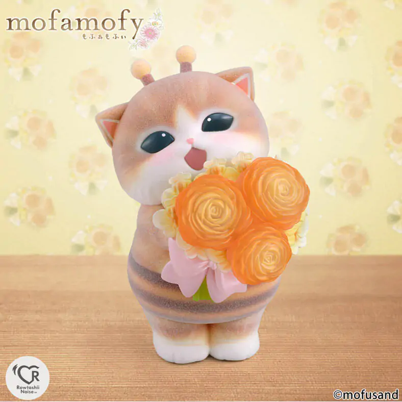 Mofusand Mofamofy Hachinyan figurka 9 cm fotografii produktu