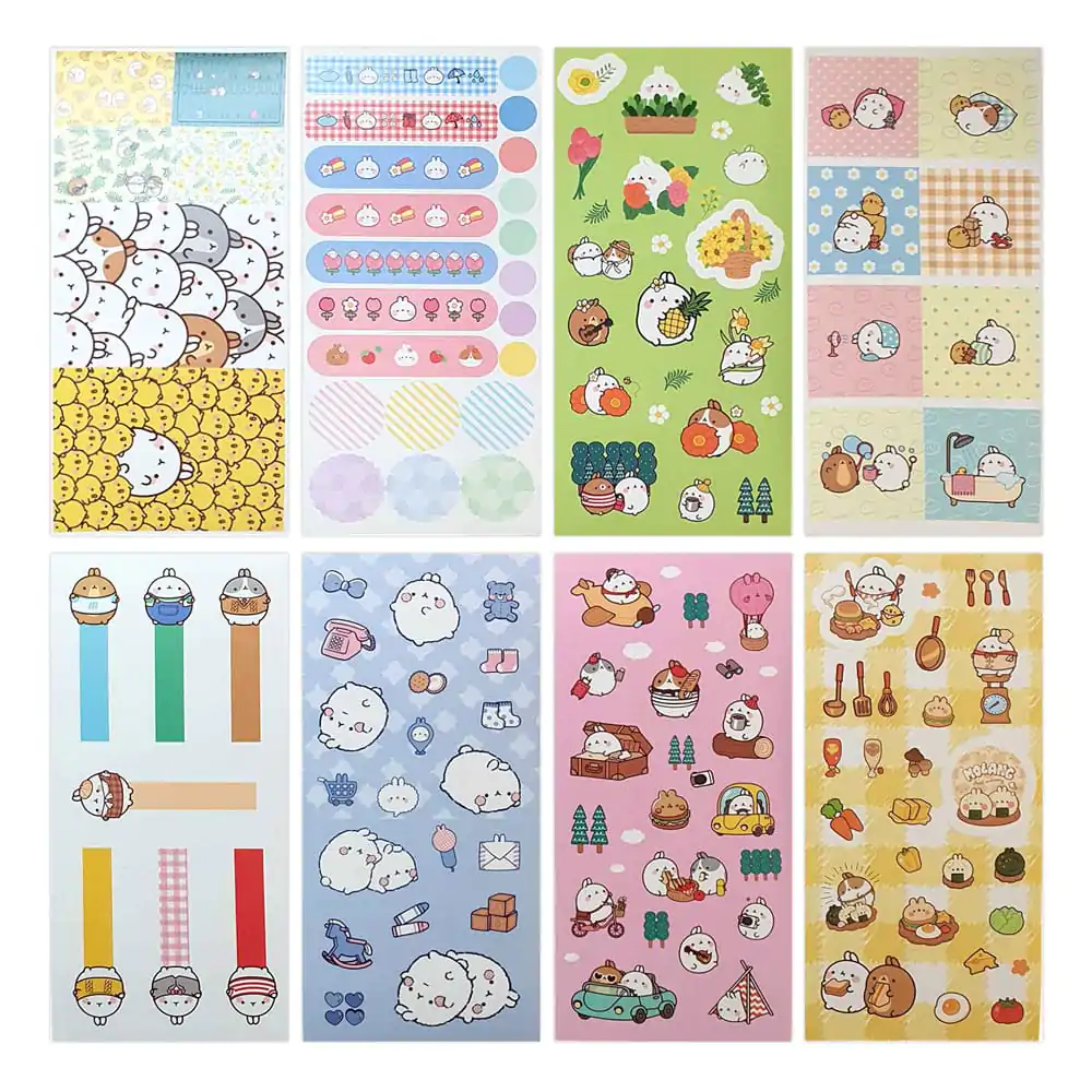 Molang Sticker Pack Happy Days - Balíček samolepek fotografii produktu