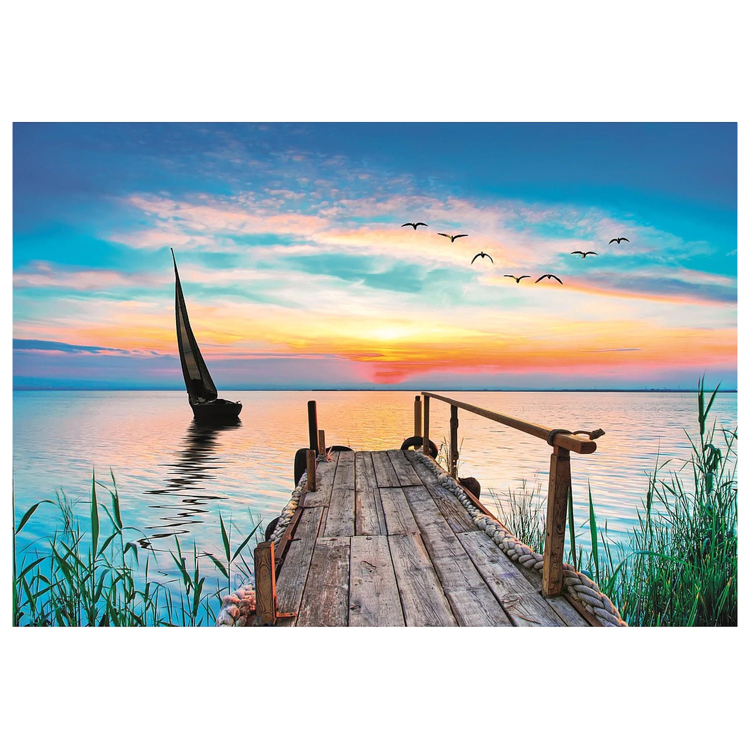 Pier Peaceful 500dílné puzzle Peace fotografii produktu