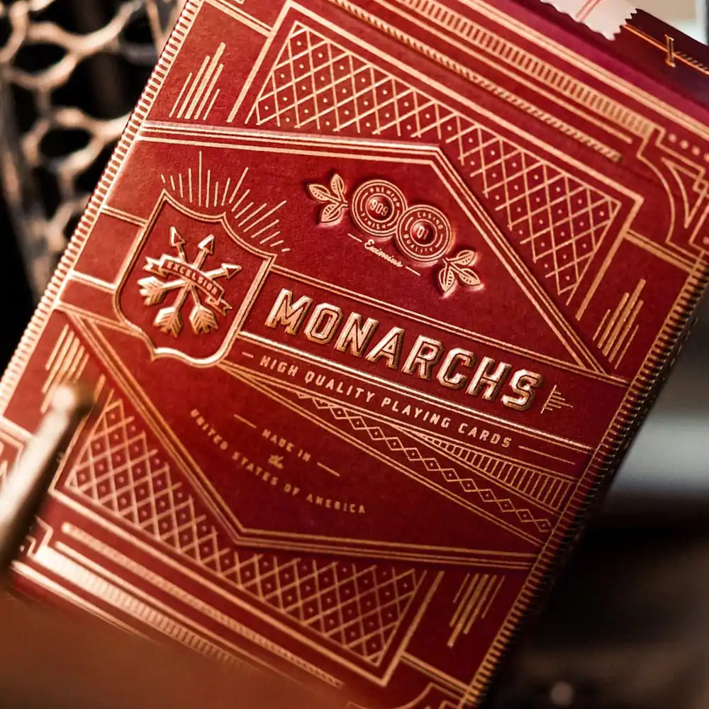 Hrací karty Monarchs Red fotografii produktu