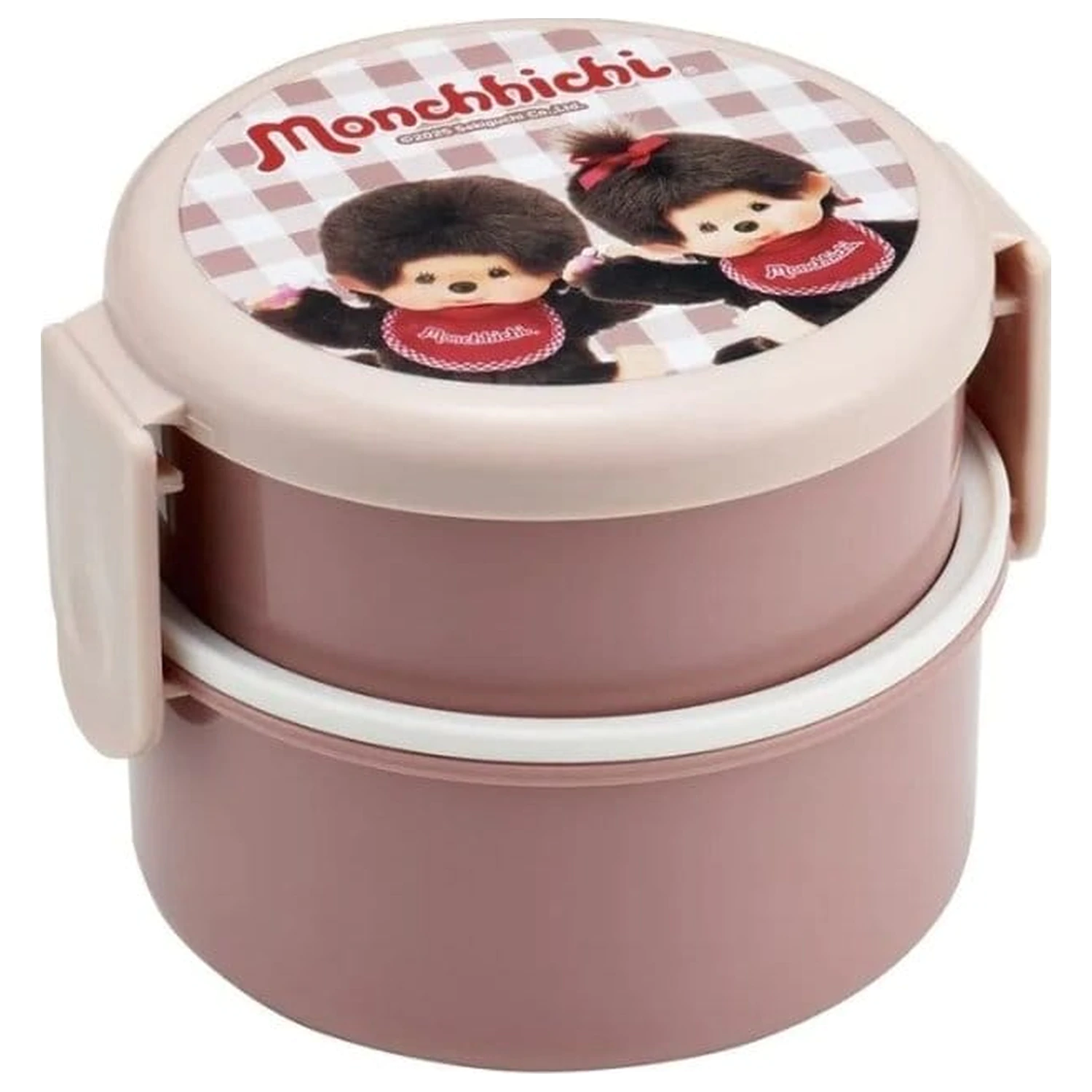 Monchhichi Dvoupatrový kulatý box na svačinu fotografii produktu