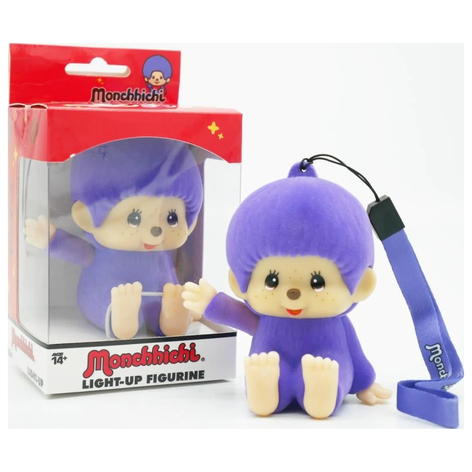 Monchhichi LED svítící Lila figurka fotografii produktu