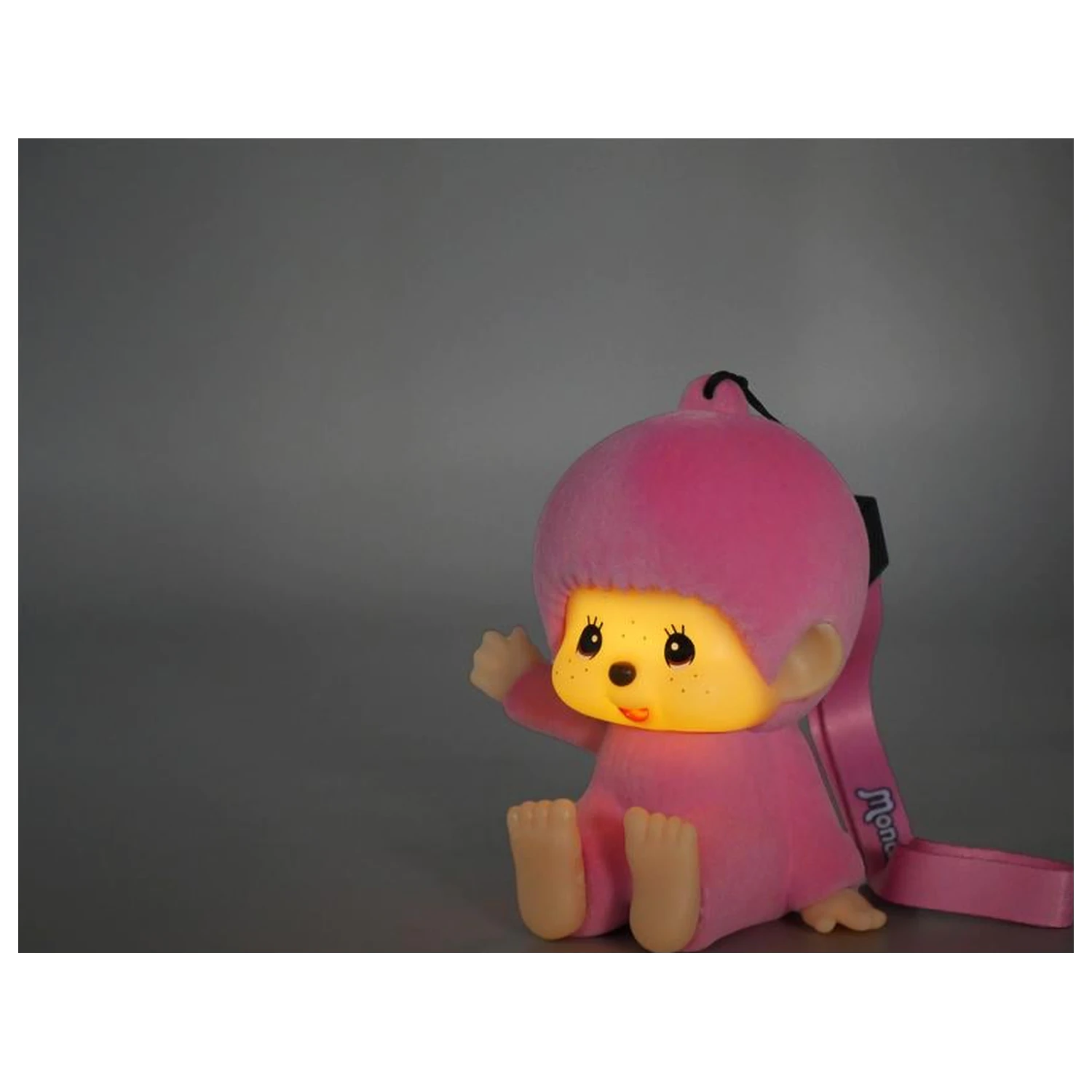 Monchhichi LED svítící růžová figurka 9 cm fotografii produktu