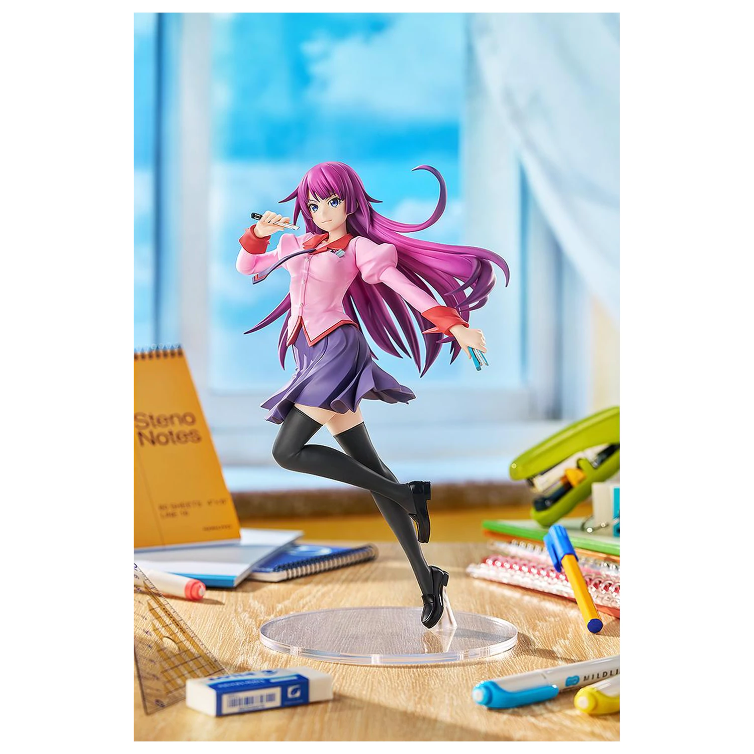 MONOGATARI Hitagi Senjyogahara Pop Up Parade L figurka 23cm fotografii produktu