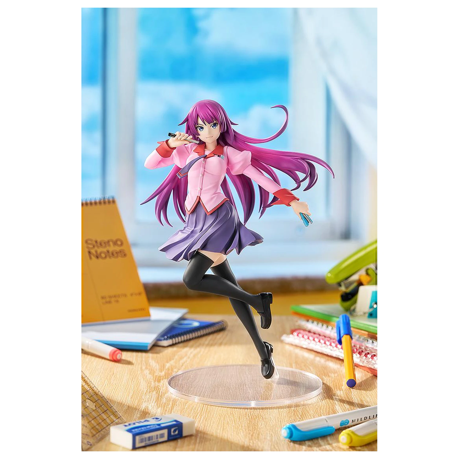 MONOGATARI Hitagi Senjyogahara Pop Up Parade L figurka 23cm fotografii produktu