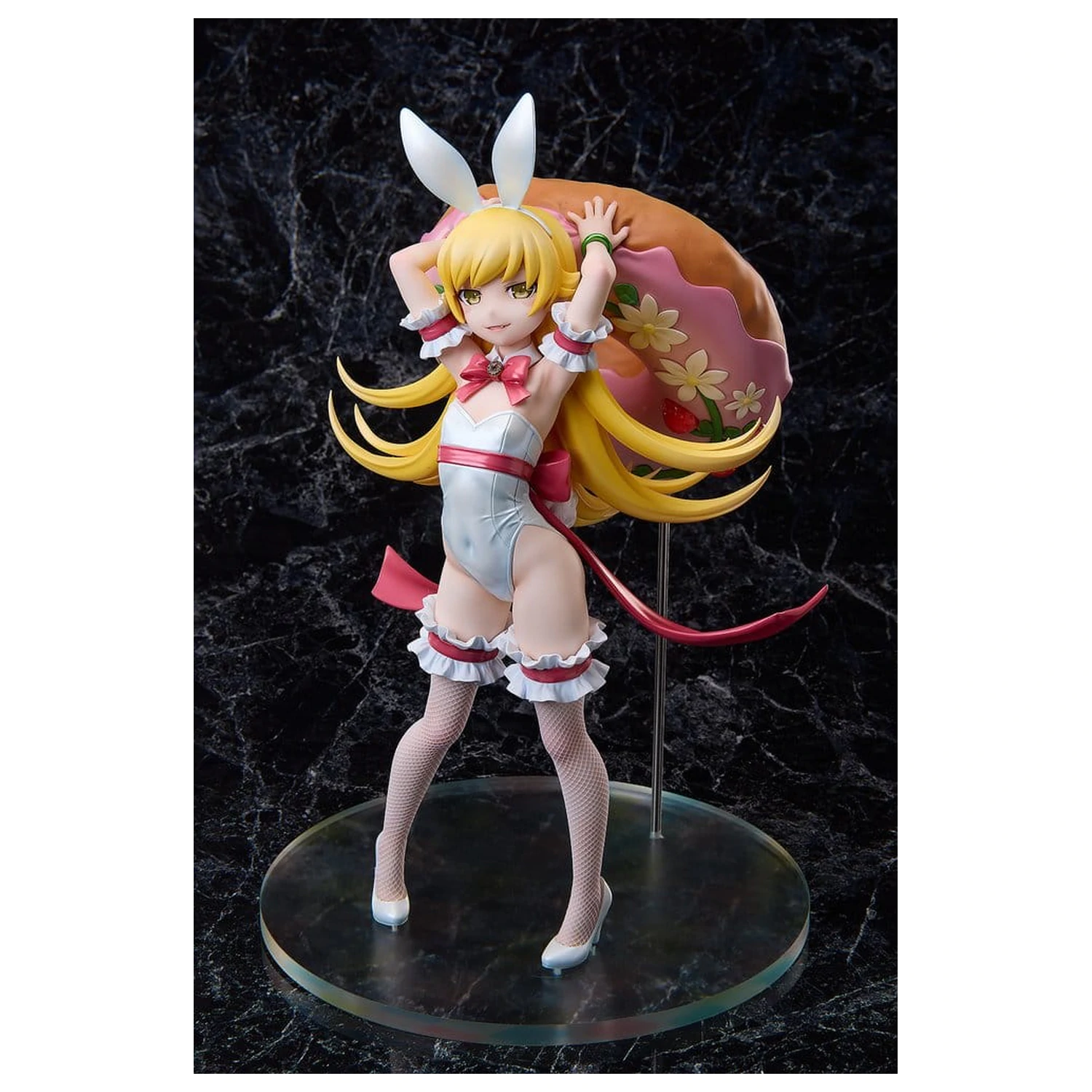 Monogatari Series PVC socha 1/4 Shinobu Oshino White Bunny Ver. 35 cm fotografii produktu