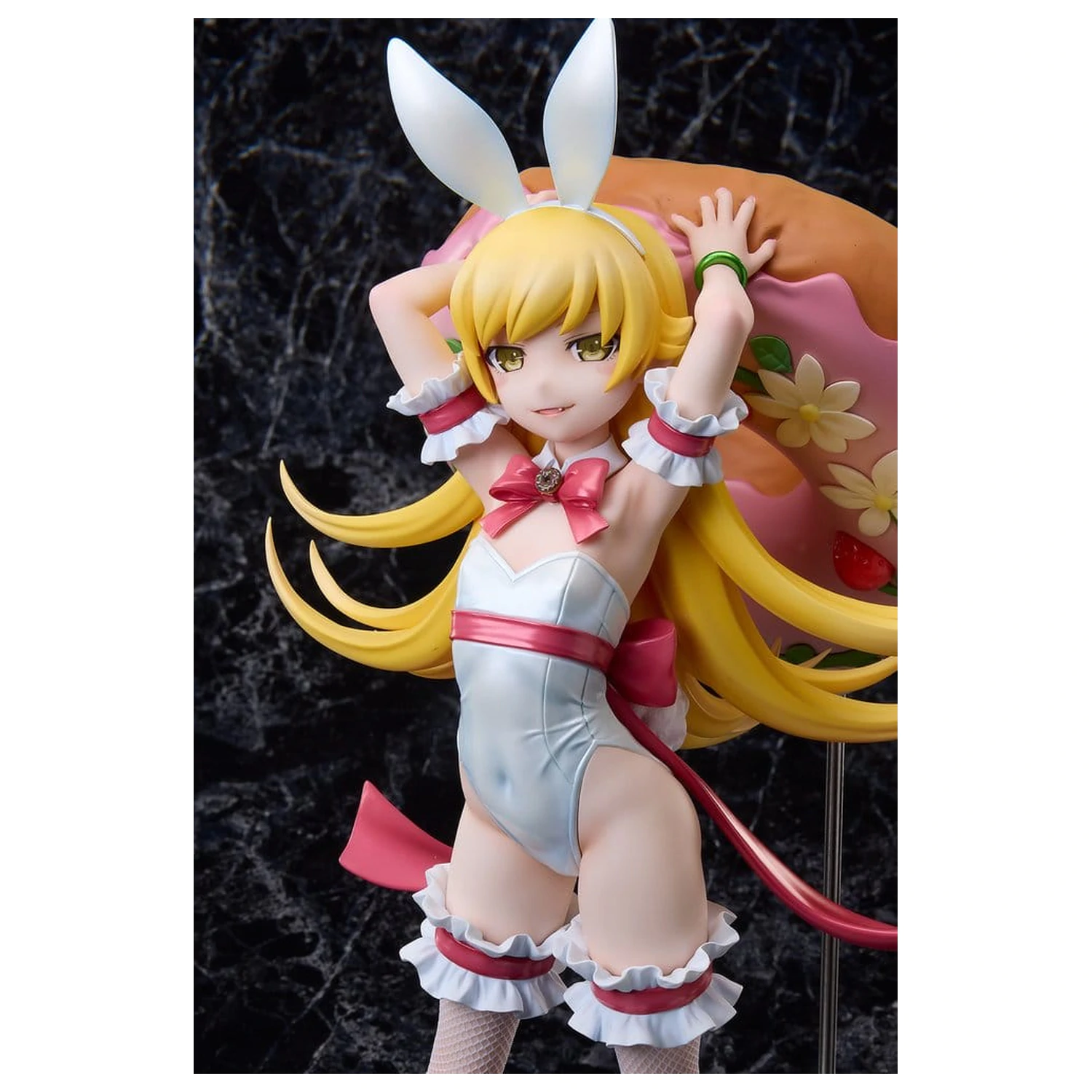 Monogatari Series PVC socha 1/4 Shinobu Oshino White Bunny Ver. 35 cm fotografii produktu