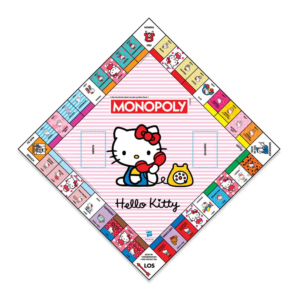 Monopoly Stolní Hra Hello Kitty *Německá Verze* fotografii produktu