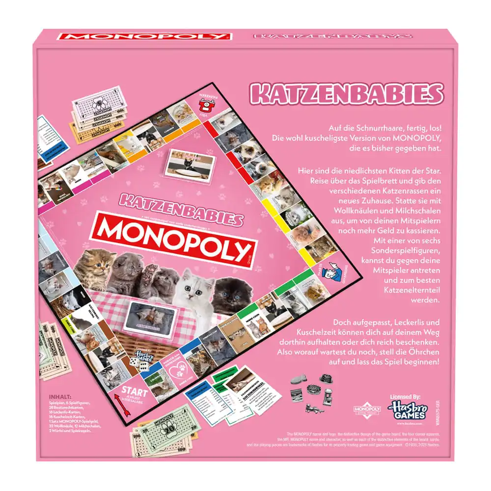 Monopoly Desková hra Katzenbabys *Německá verze* fotografii produktu