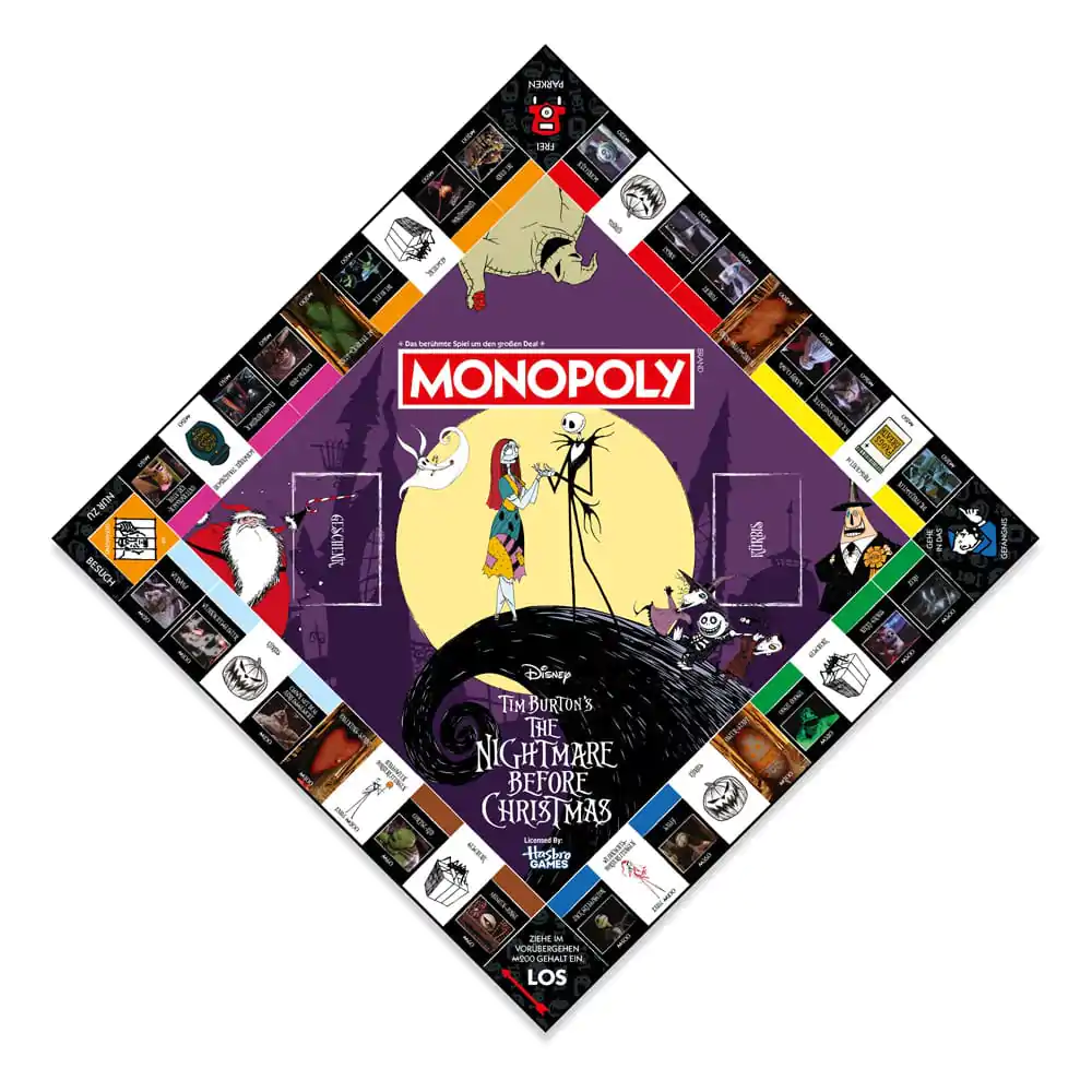 Monopoly Desková Hra Nightmare Before Christmas German Version fotografii produktu