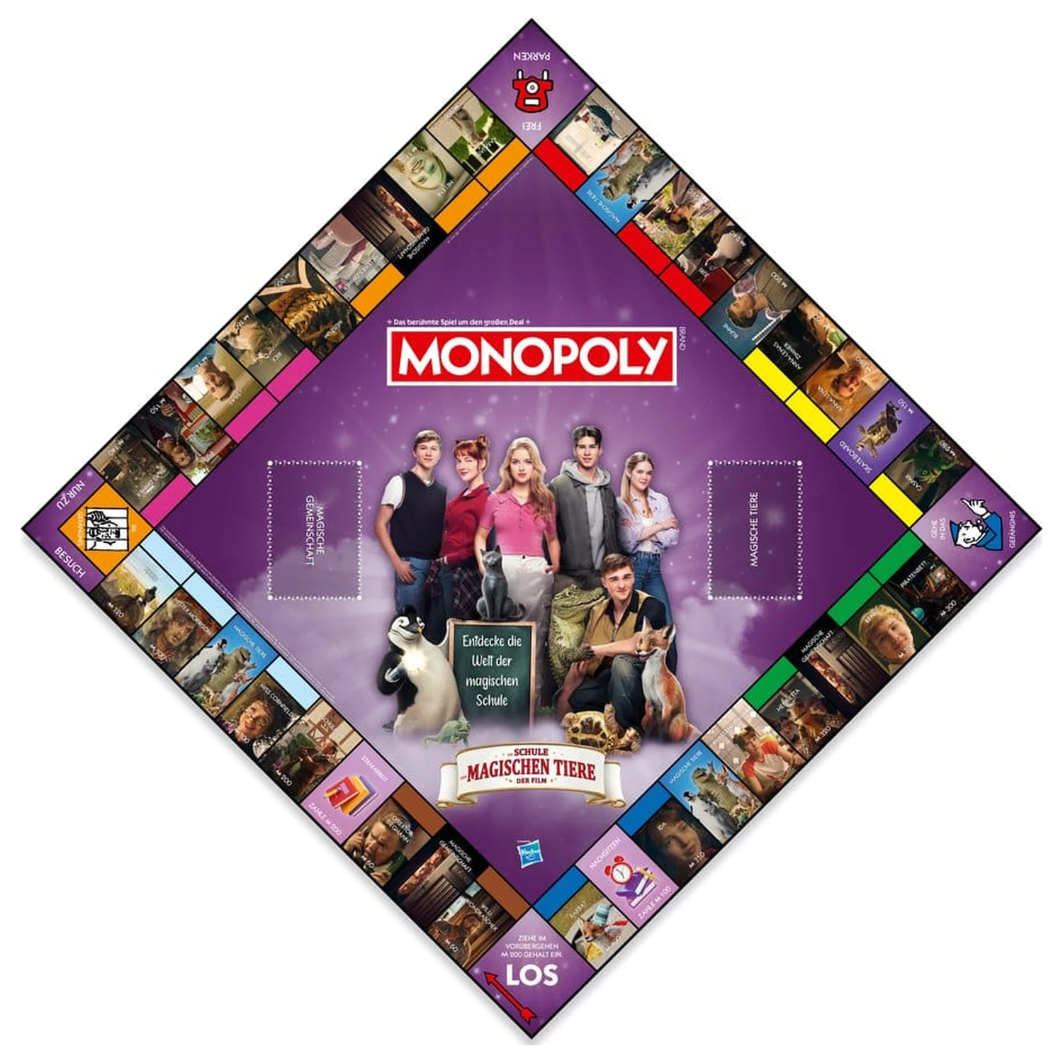 Monopoly desková hra School of Magical Animals *německá verze* fotografii produktu
