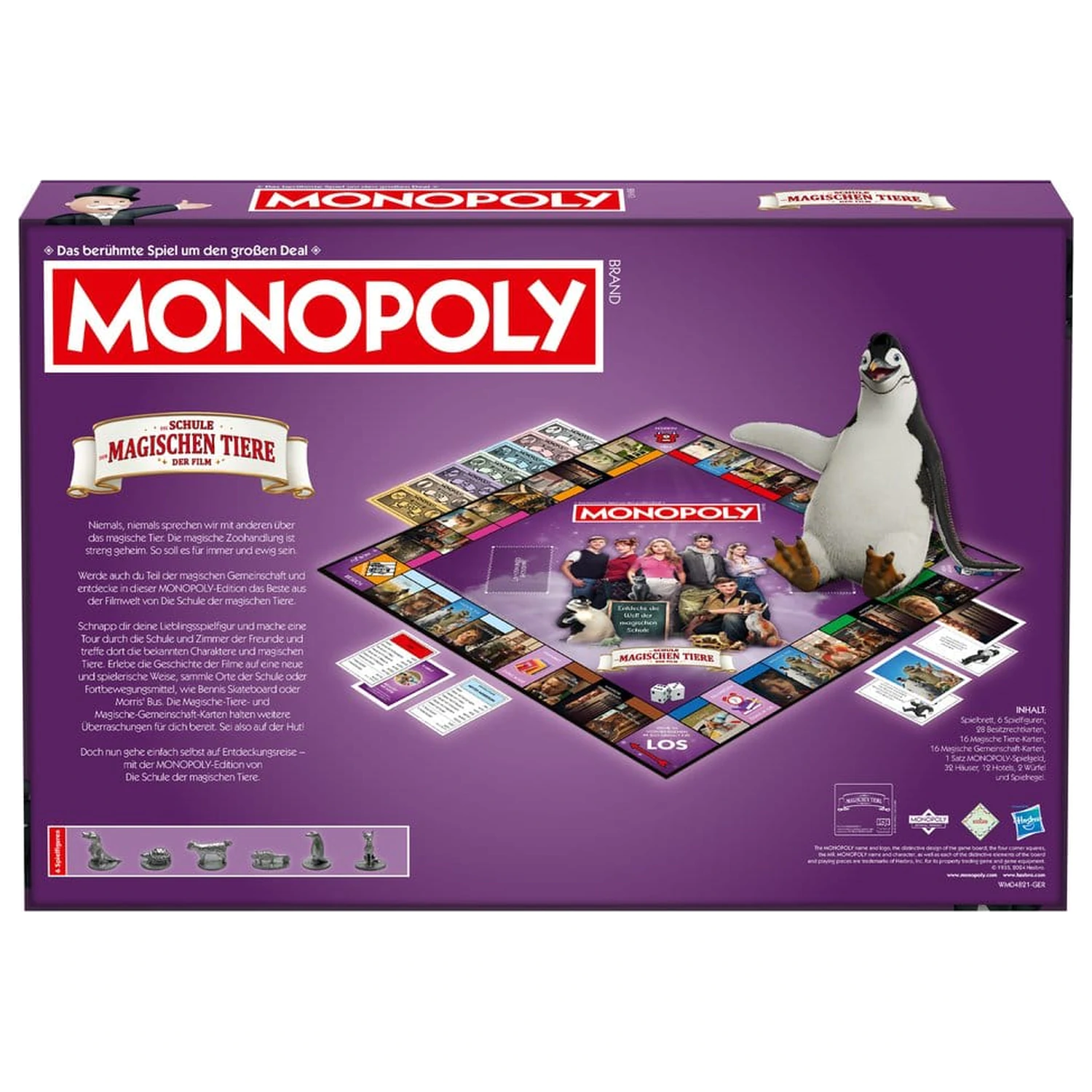 Monopoly desková hra School of Magical Animals *německá verze* fotografii produktu