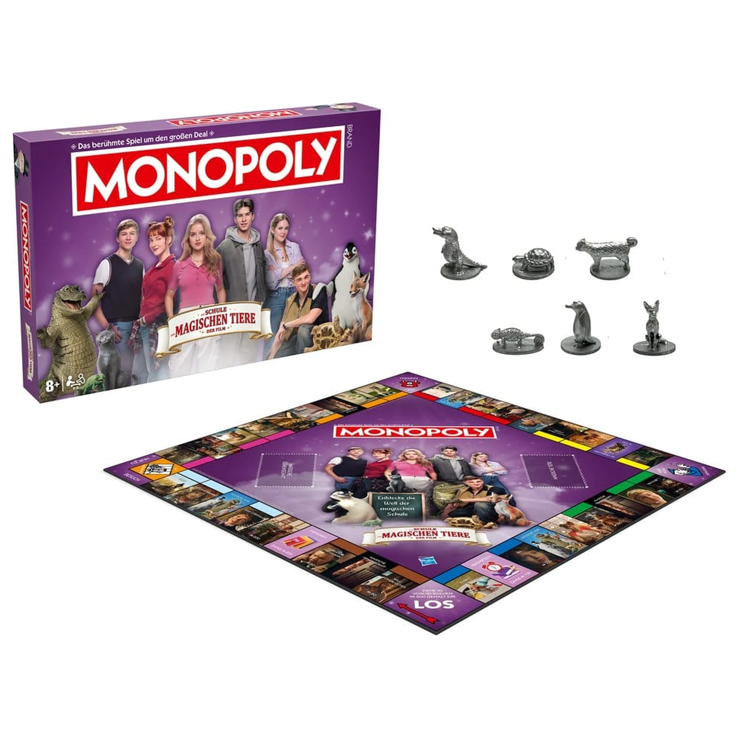 Monopoly desková hra School of Magical Animals *německá verze* fotografii produktu