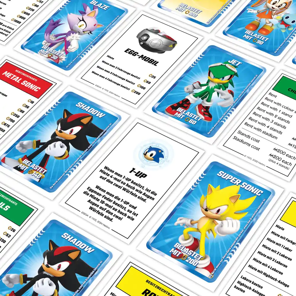 Monopoly desková hra Sonic the Hedgehog *Německá verze* fotografii produktu