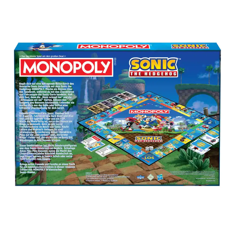 Monopoly desková hra Sonic the Hedgehog *Německá verze* fotografii produktu