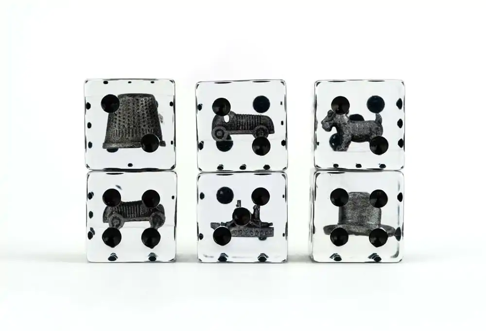 Monopoly Dice Set Token Oversized - Sada kostek a žetonů Monopoly - Nadměrná velikost fotografii produktu