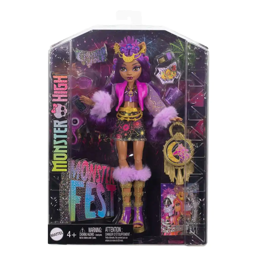 Monster High panenka Clawdeen Wolf Monster Fest 25 cm fotografii produktu