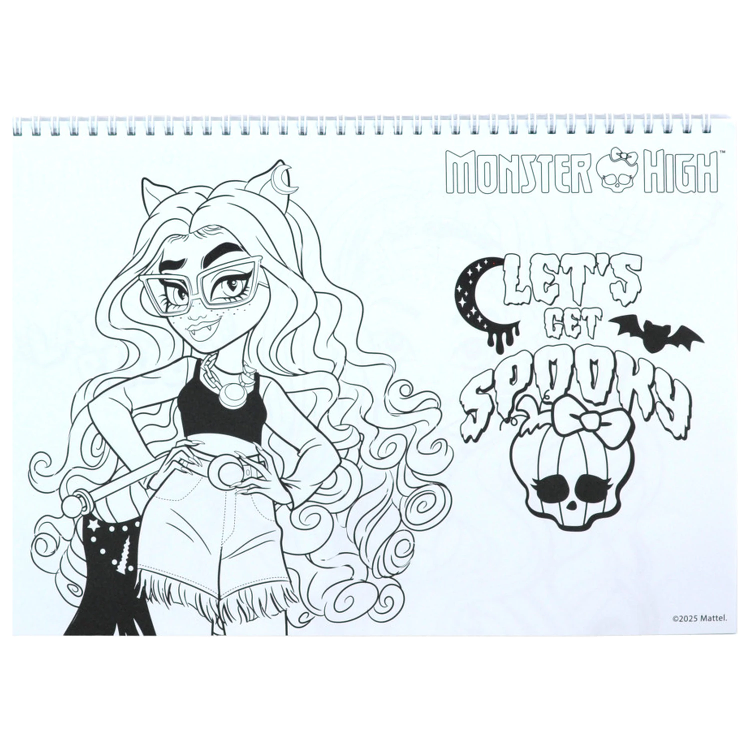 Monster High Crew A4 Spirálový skicák 40 stránek se samolepkami fotografii produktu