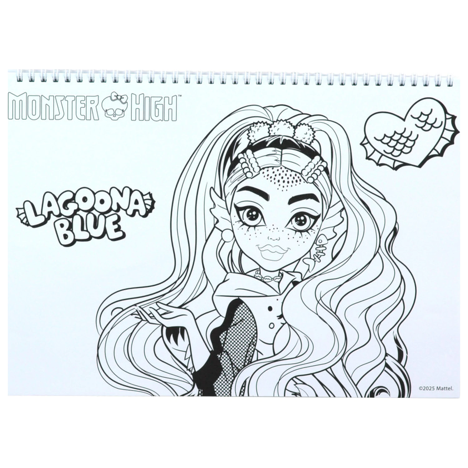 Monster High Crew A4 Spirálový skicák 40 stránek se samolepkami fotografii produktu