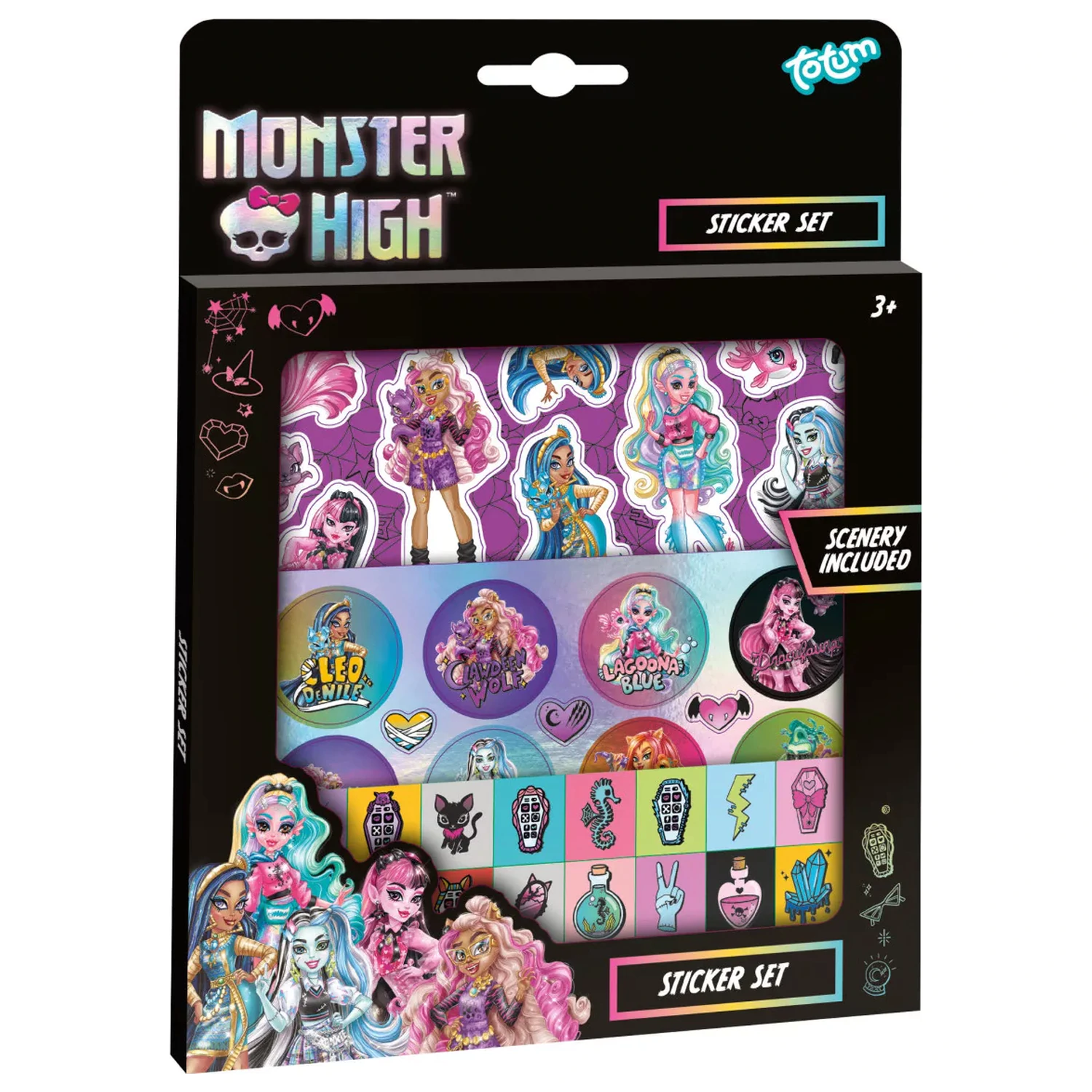 Monster High Dark sada samolepek fotografii produktu