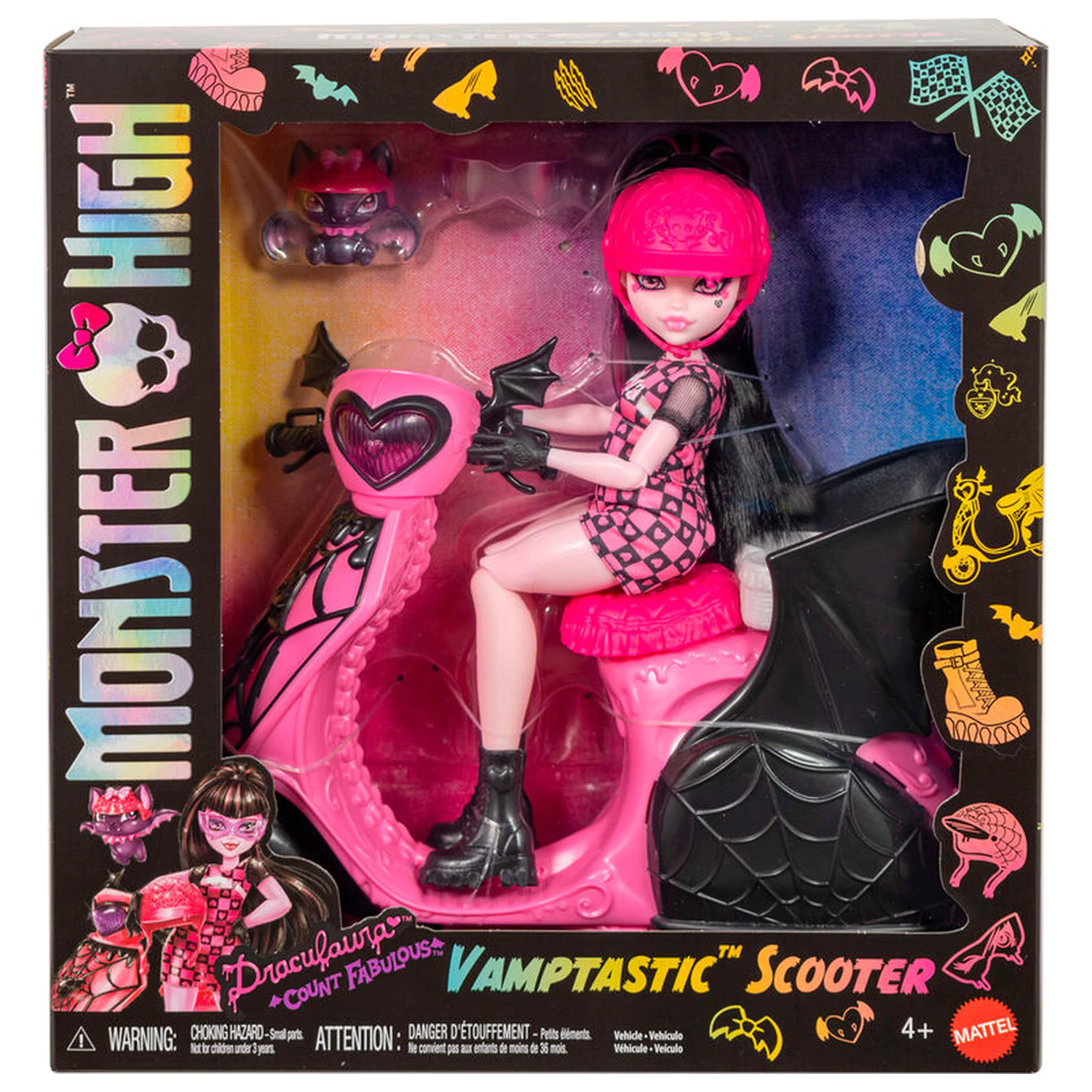 Monster High Draculaura a skútr panenka fotografii produktu