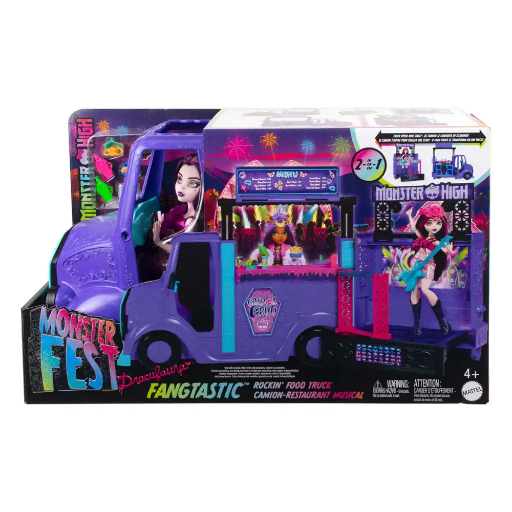 Monster High Hrací set Fangtastic Rockin' Food Truck fotografii produktu