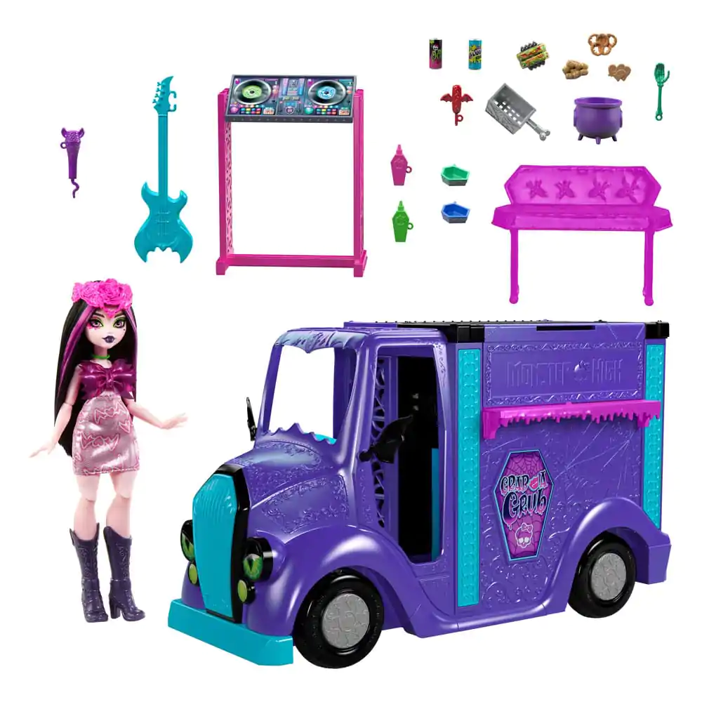 Monster High Hrací set Fangtastic Rockin' Food Truck fotografii produktu