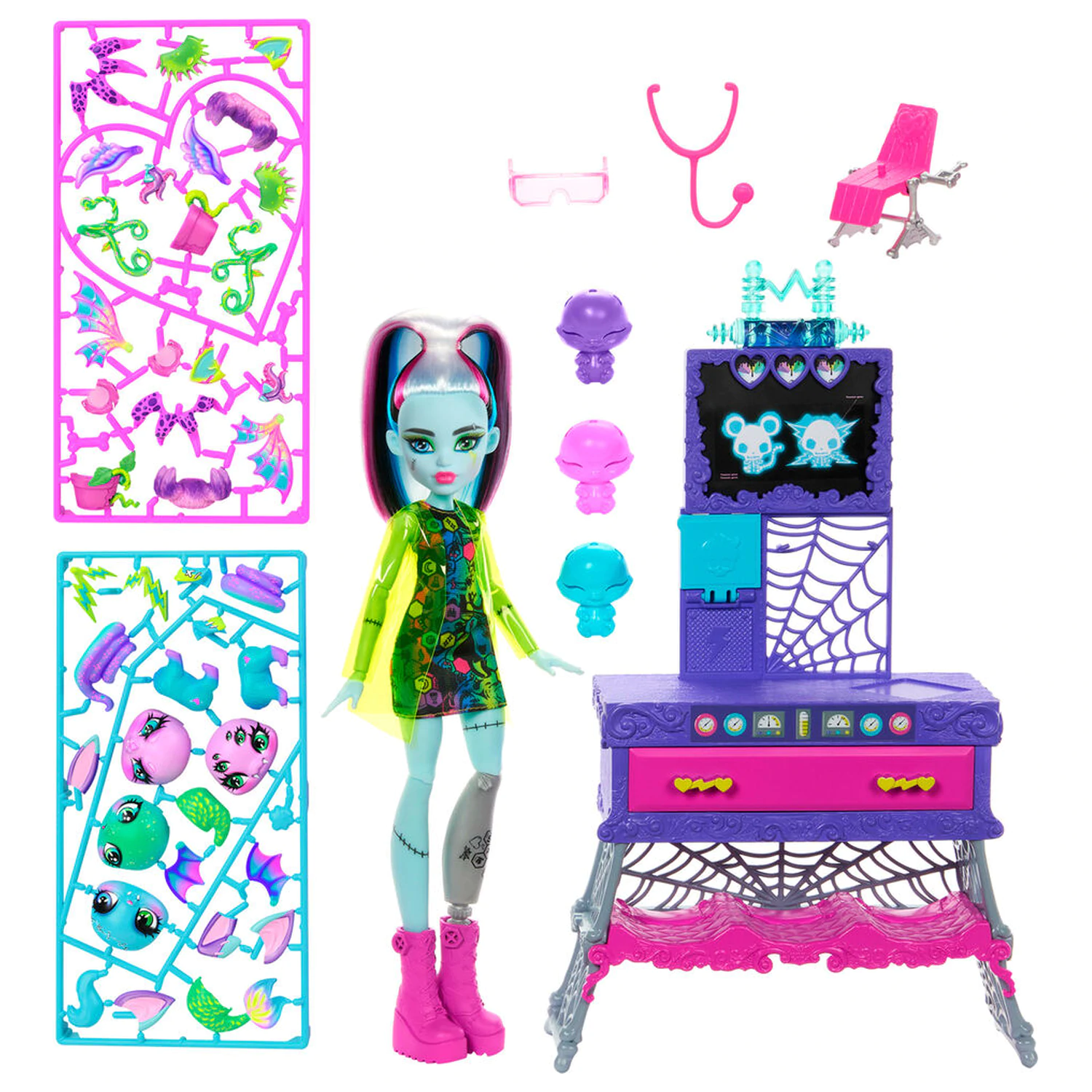 Monster High Frankie Stein + Panenka s laboratoří fotografii produktu