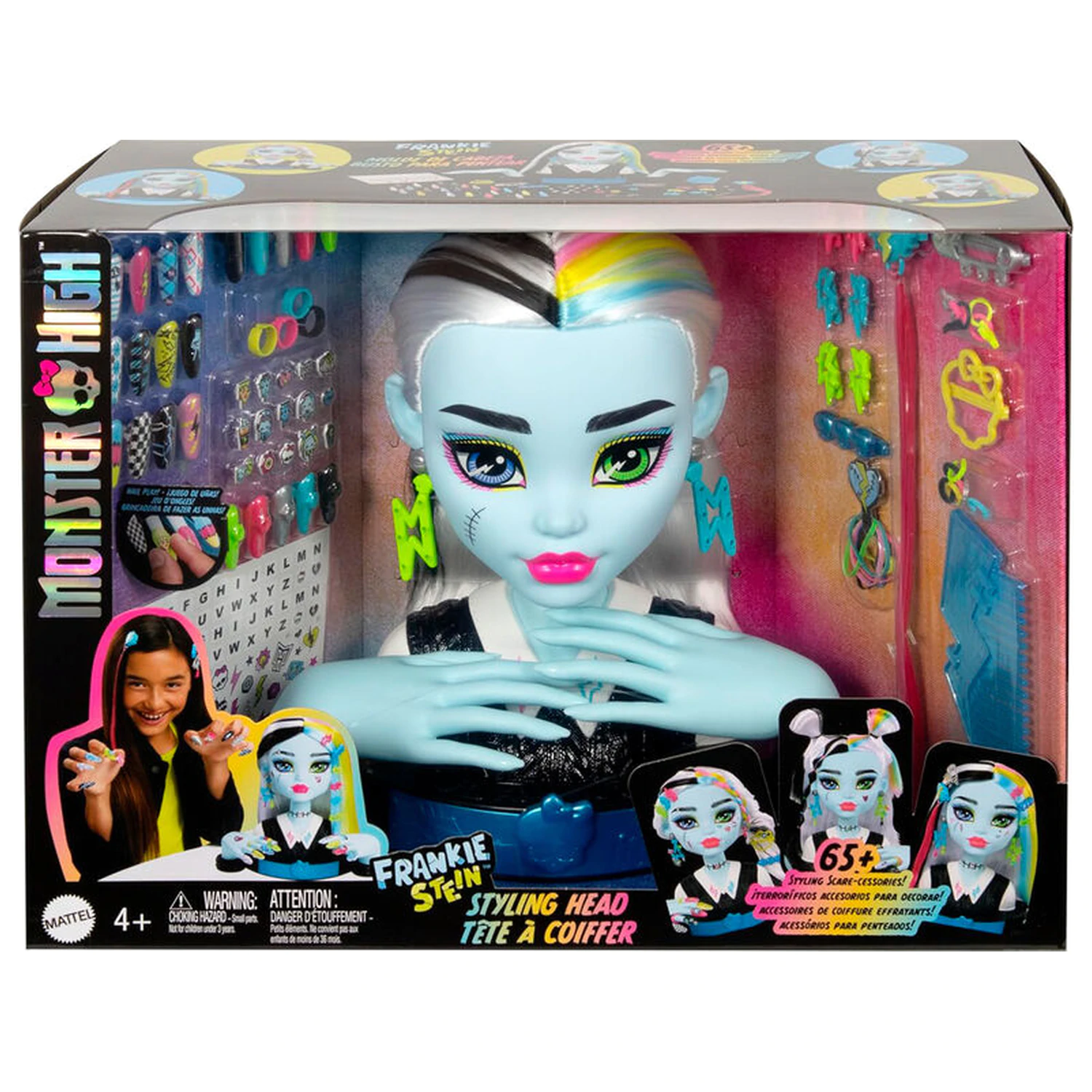 Monster High Frankie Styling Head Panenka fotografii produktu