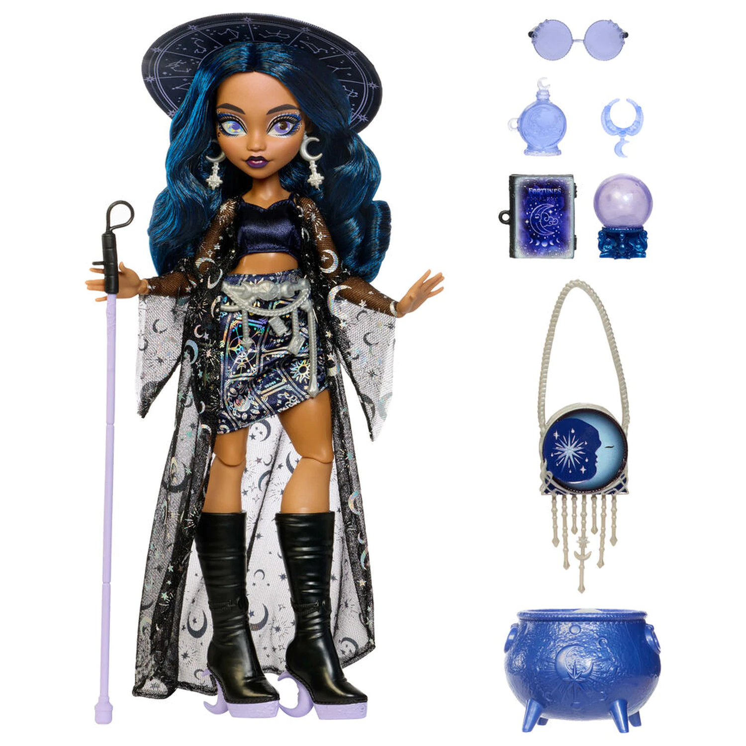 Monster High Moonspell High Claire Clairvoyant panenka fotografii produktu