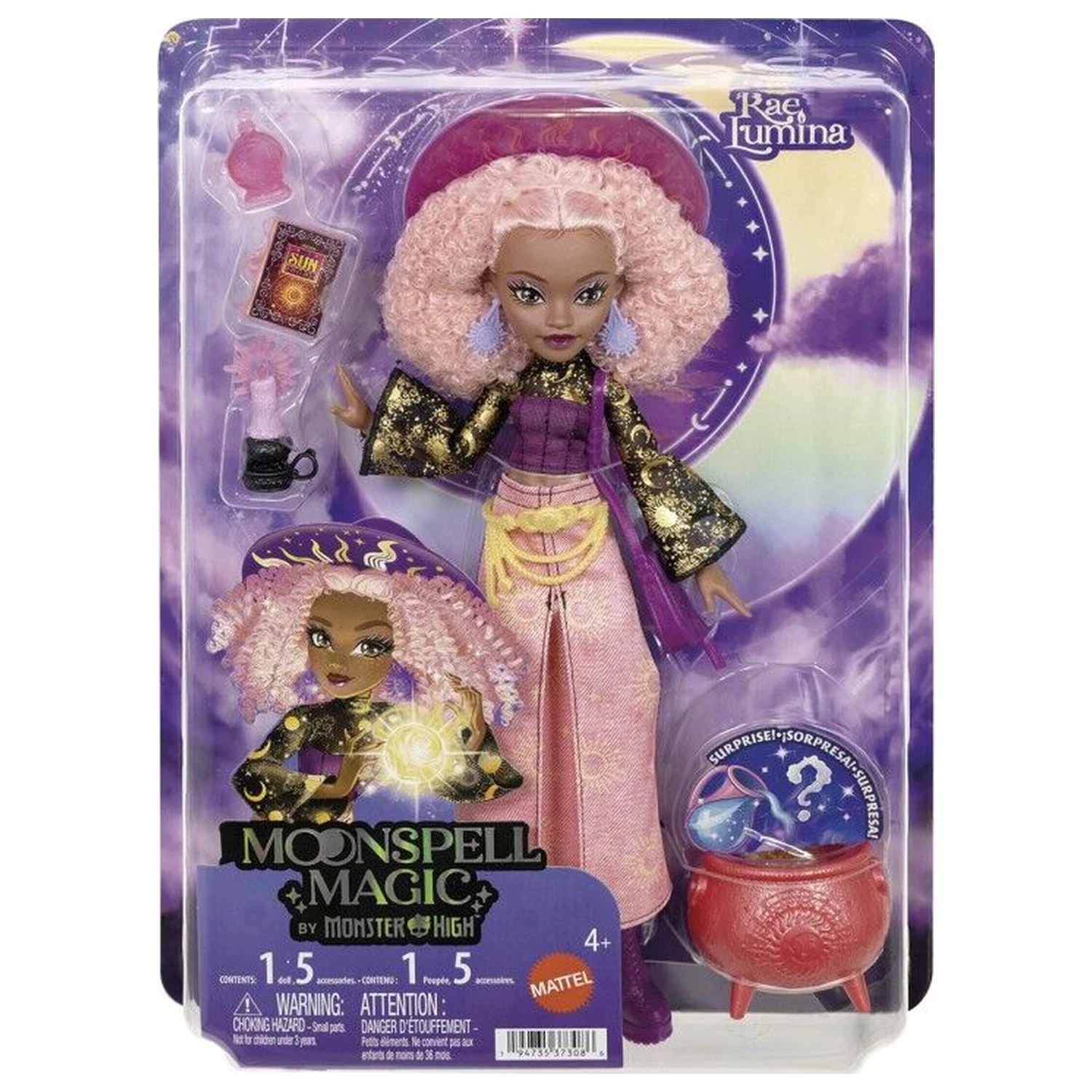 Monster High Moonspell High Rae Sun panenka fotografii produktu