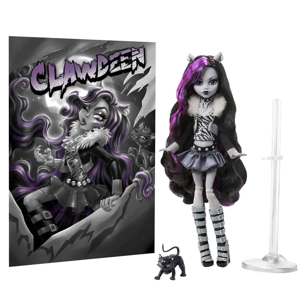 Monster High Reel Drama Clawdeen Wolf panenka fotografii produktu