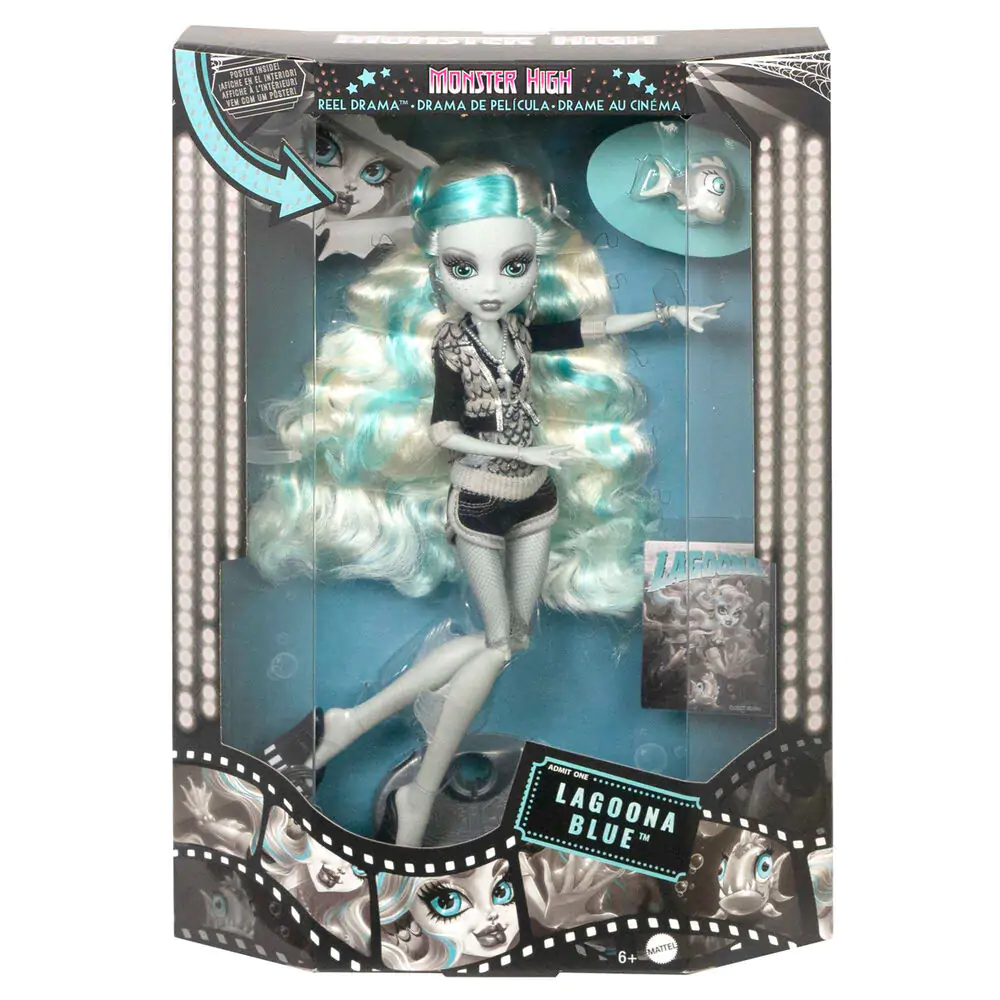 Monster High Reel Drama Lagoona Blue panenka fotografii produktu