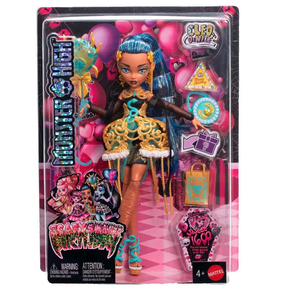 Monster High Scary Sweet Birthday 1600 Cleo De Nile panenka fotografii produktu