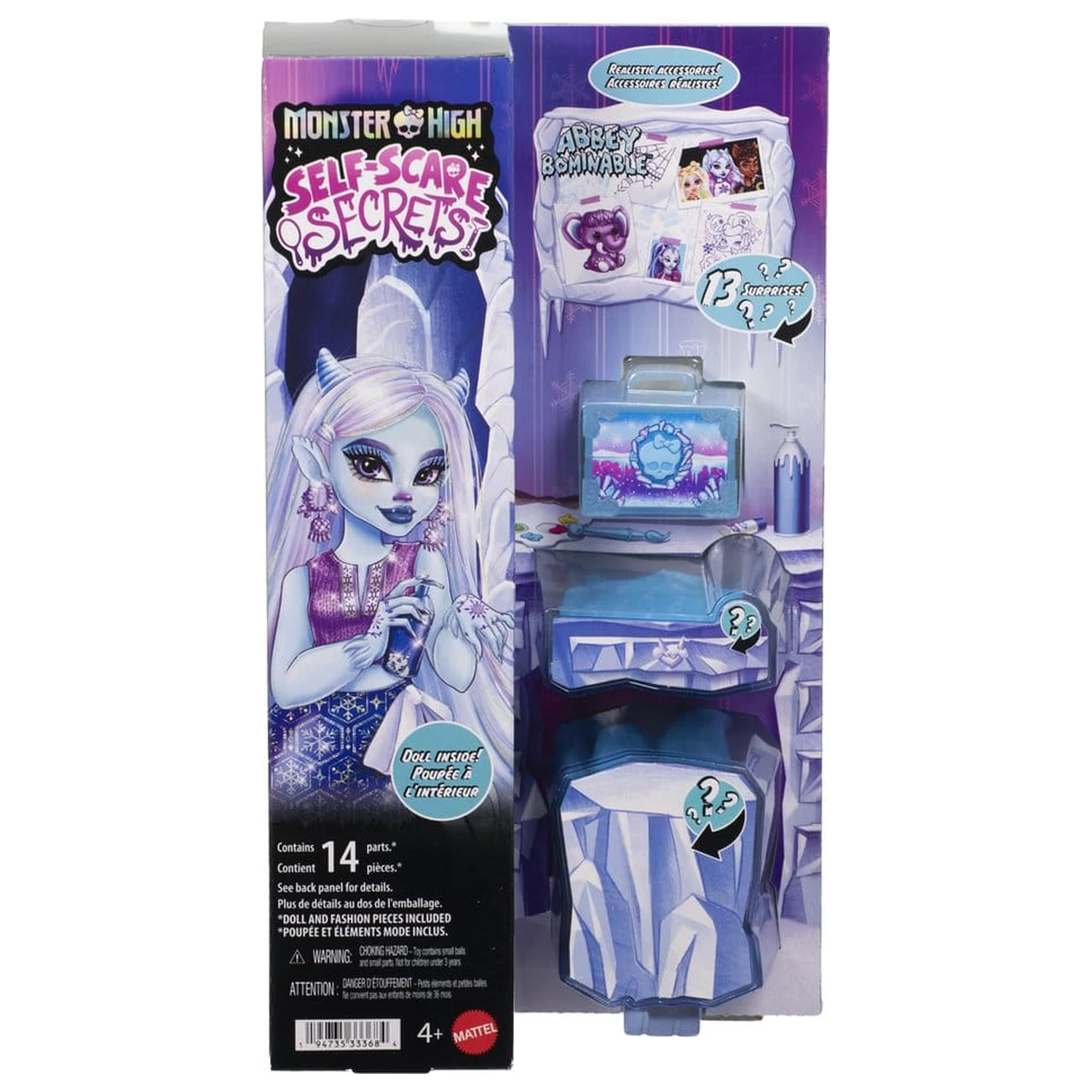 Monster High Self-Scare Secrets Panenka Abbey Bominable fotografii produktu